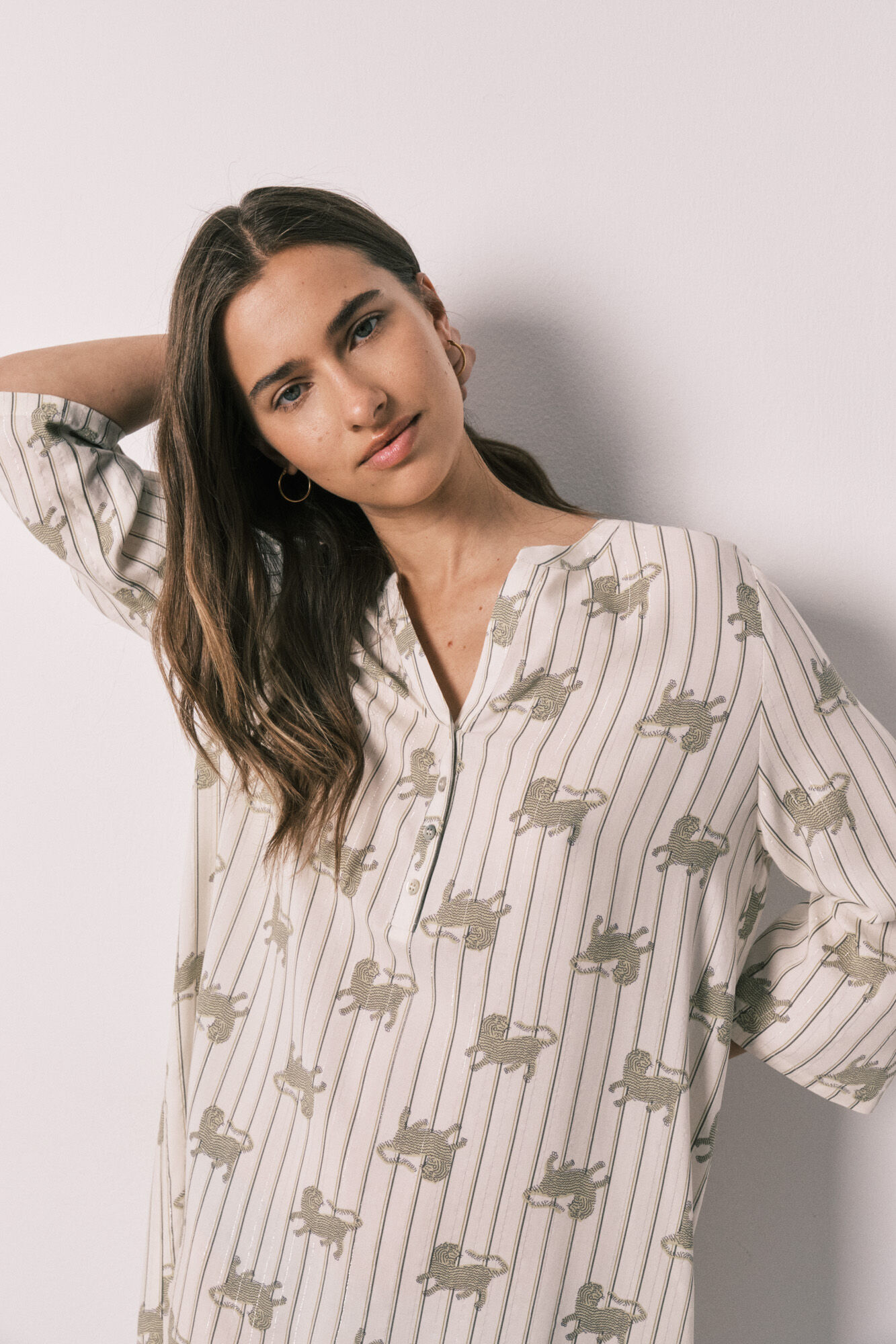 Women'secret Playera de dormir corta estampada