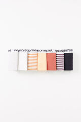 Womensecret Pack 7 panties clásicos algodón logo blanco