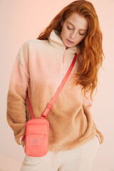 Womensecret Sudadera peluche cierre estampado