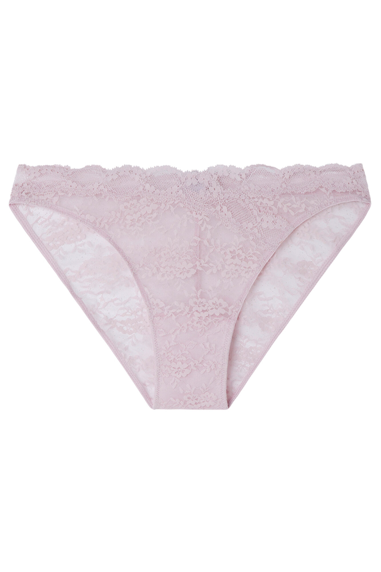 Women'secret Panty cl&aacute;sica de encaje rosa rosa