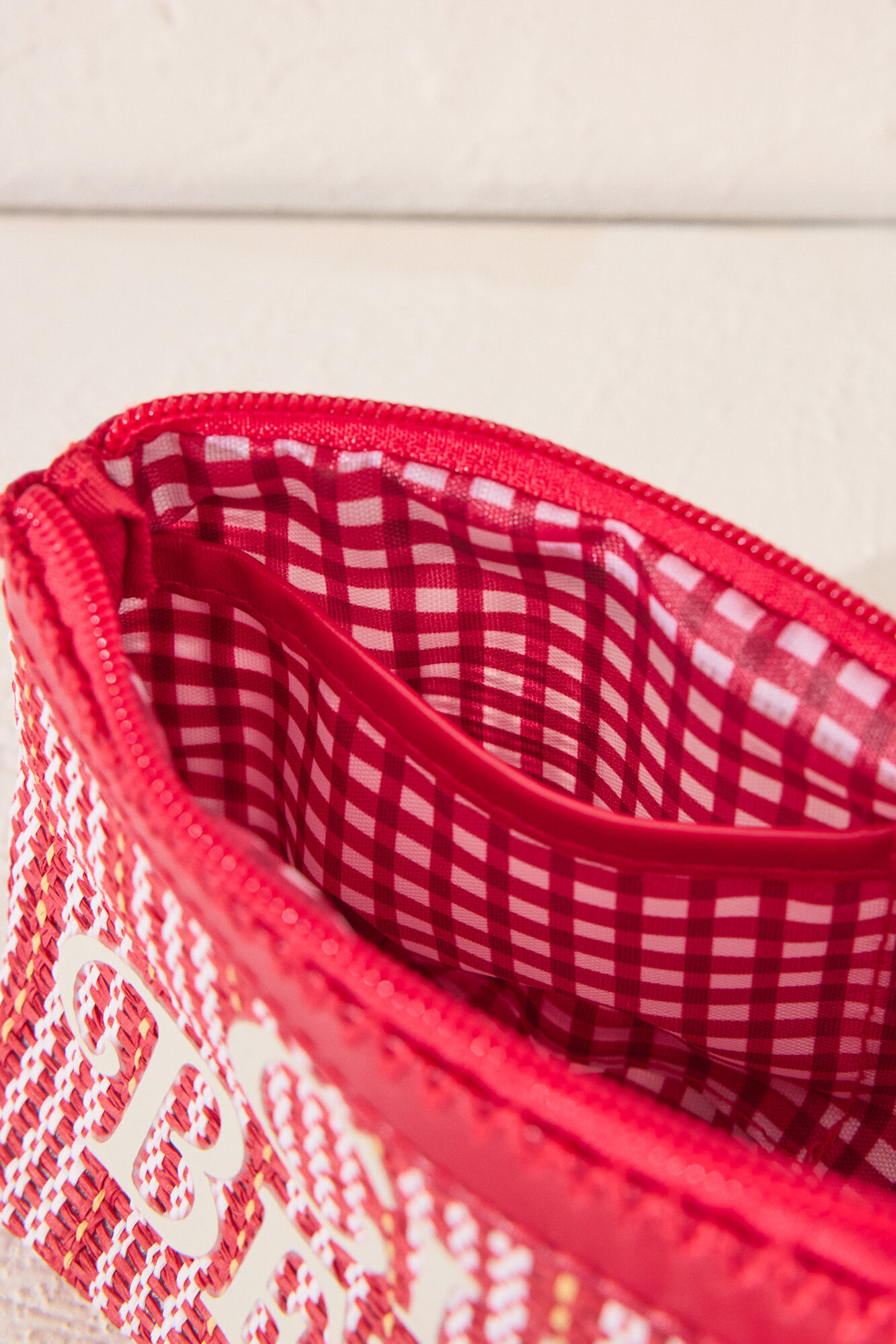 Women'secret Peque&ntilde;o neceser de Snoopy rojo