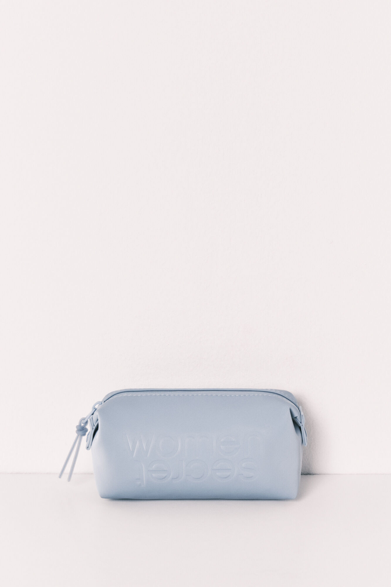 Women'secret Neceser peque&ntilde;o de goma azul azul