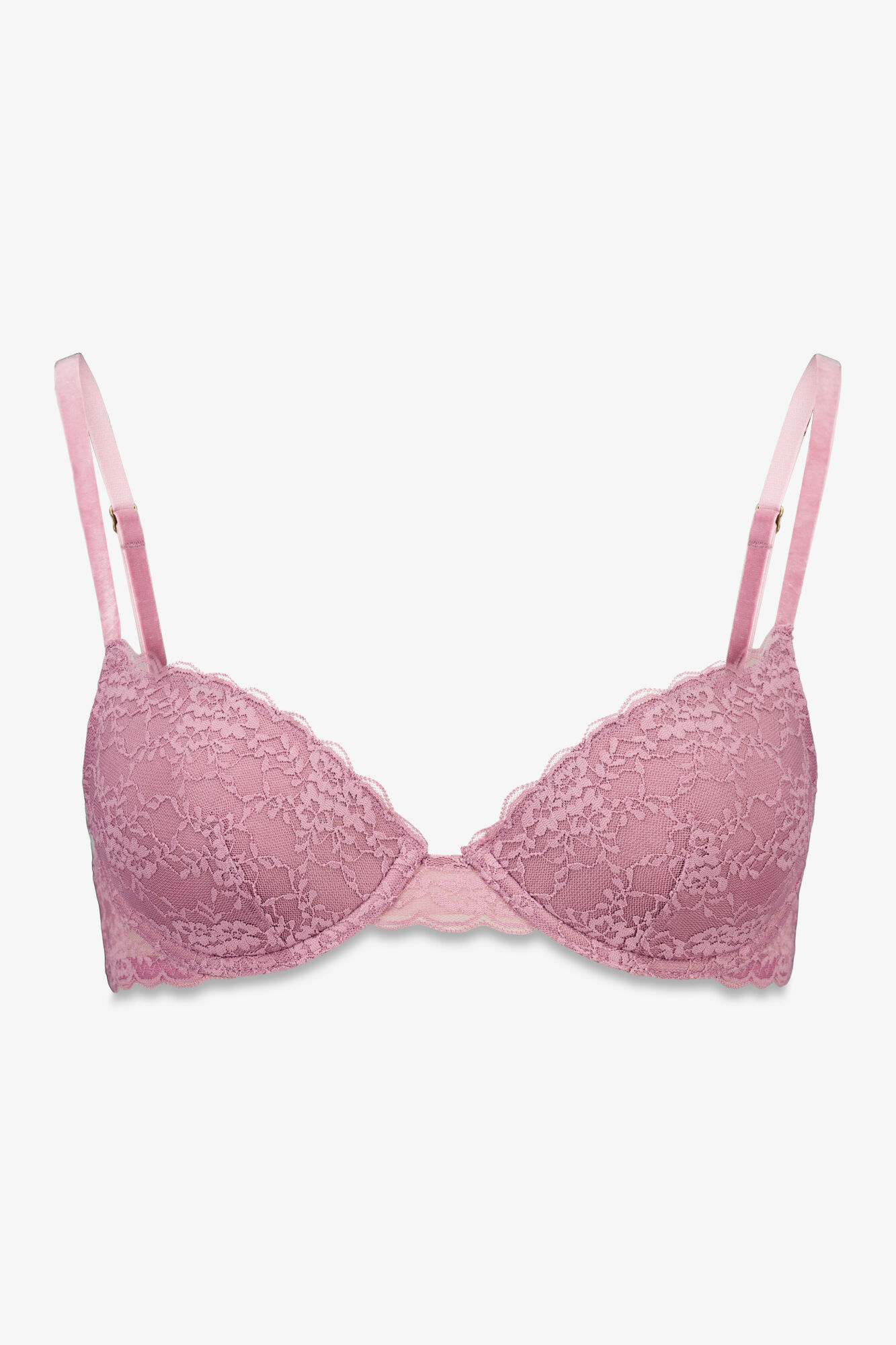 Women'secret Brasier BEAUTIFUL cl&aacute;sica con encaje y relleno rosa rosa