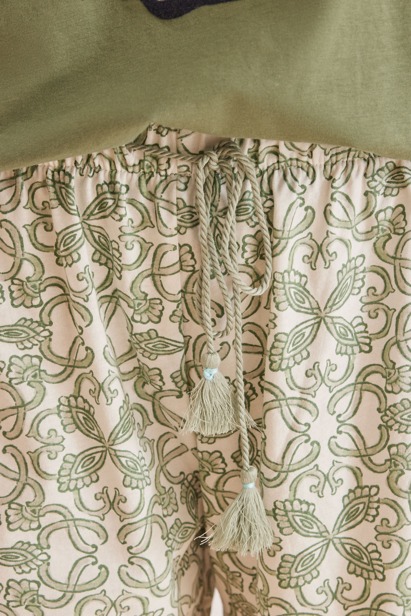 Women'secret Pijama 100% algod&oacute;n tirantes Mafalda kaki