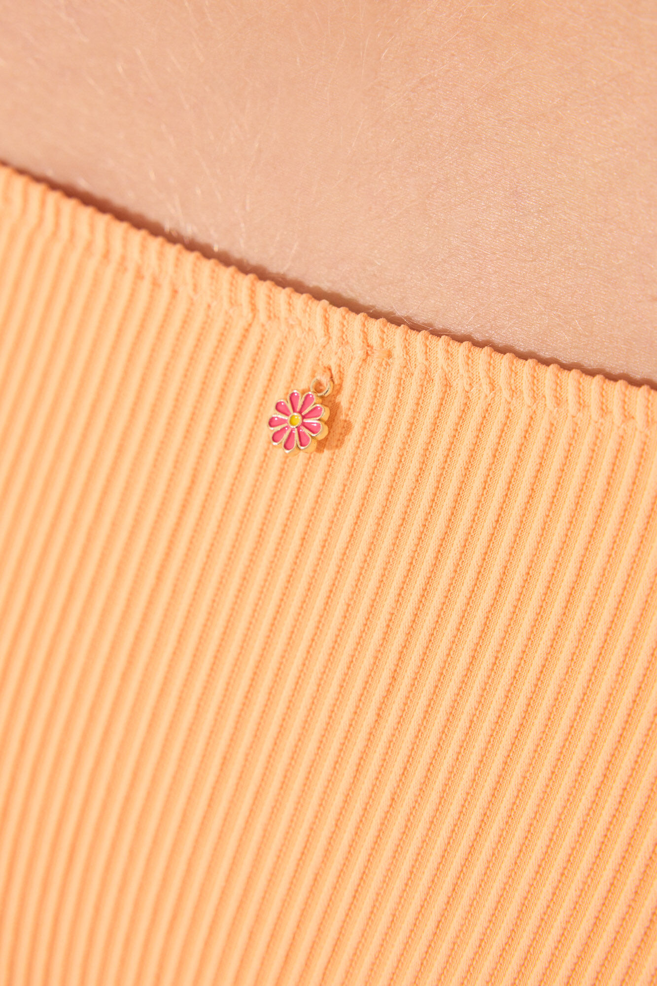 Women'secret Panty de bikini cl&aacute;sica de canal&eacute; naranja naranja