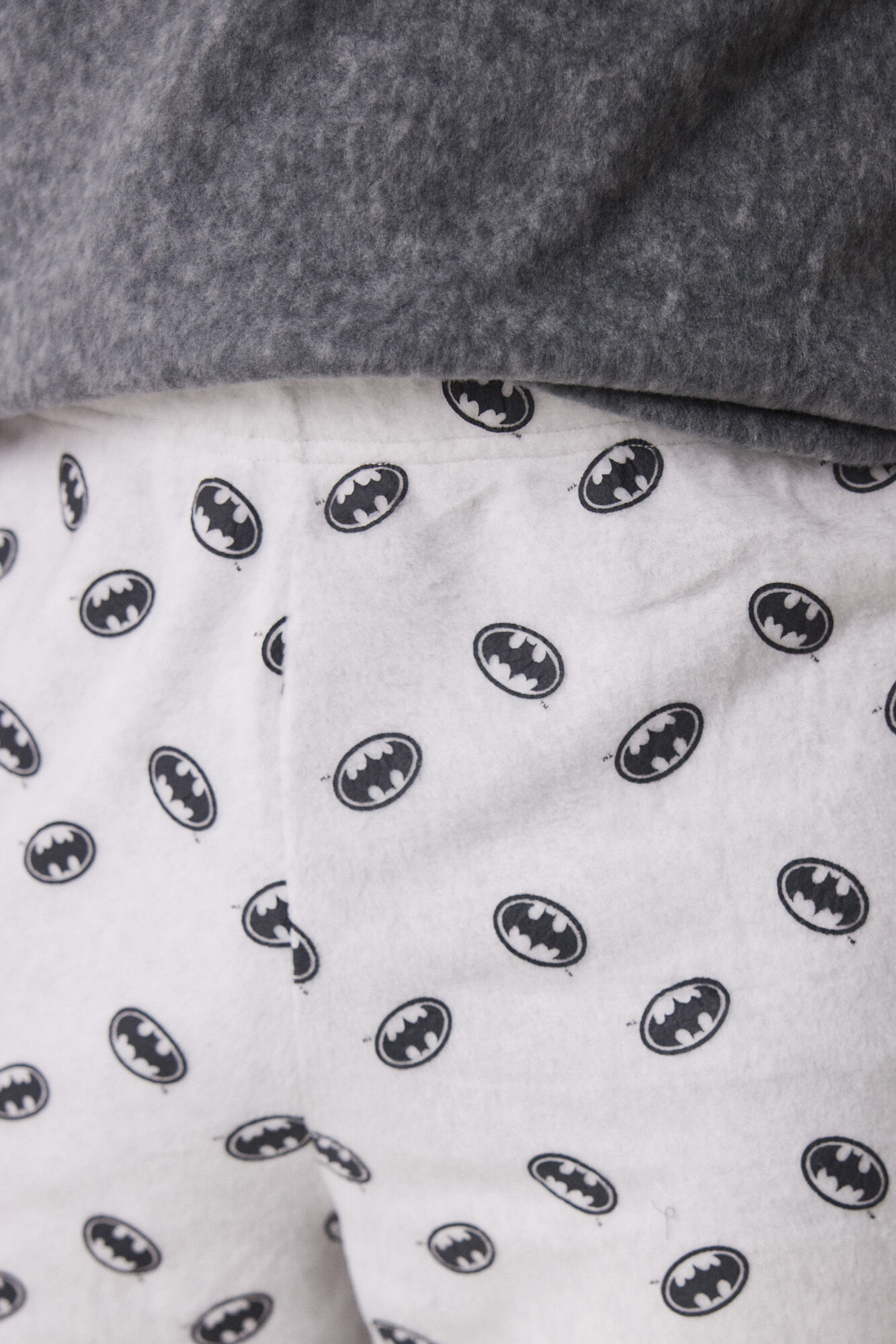 Women'secret Pijama larga hombre polar "Batman" gris