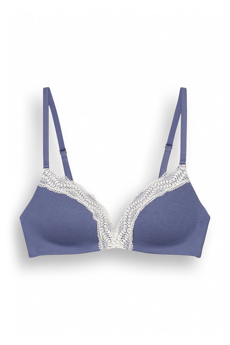 Women'secret CHARMING Brasier triangular encaje azul claro azul