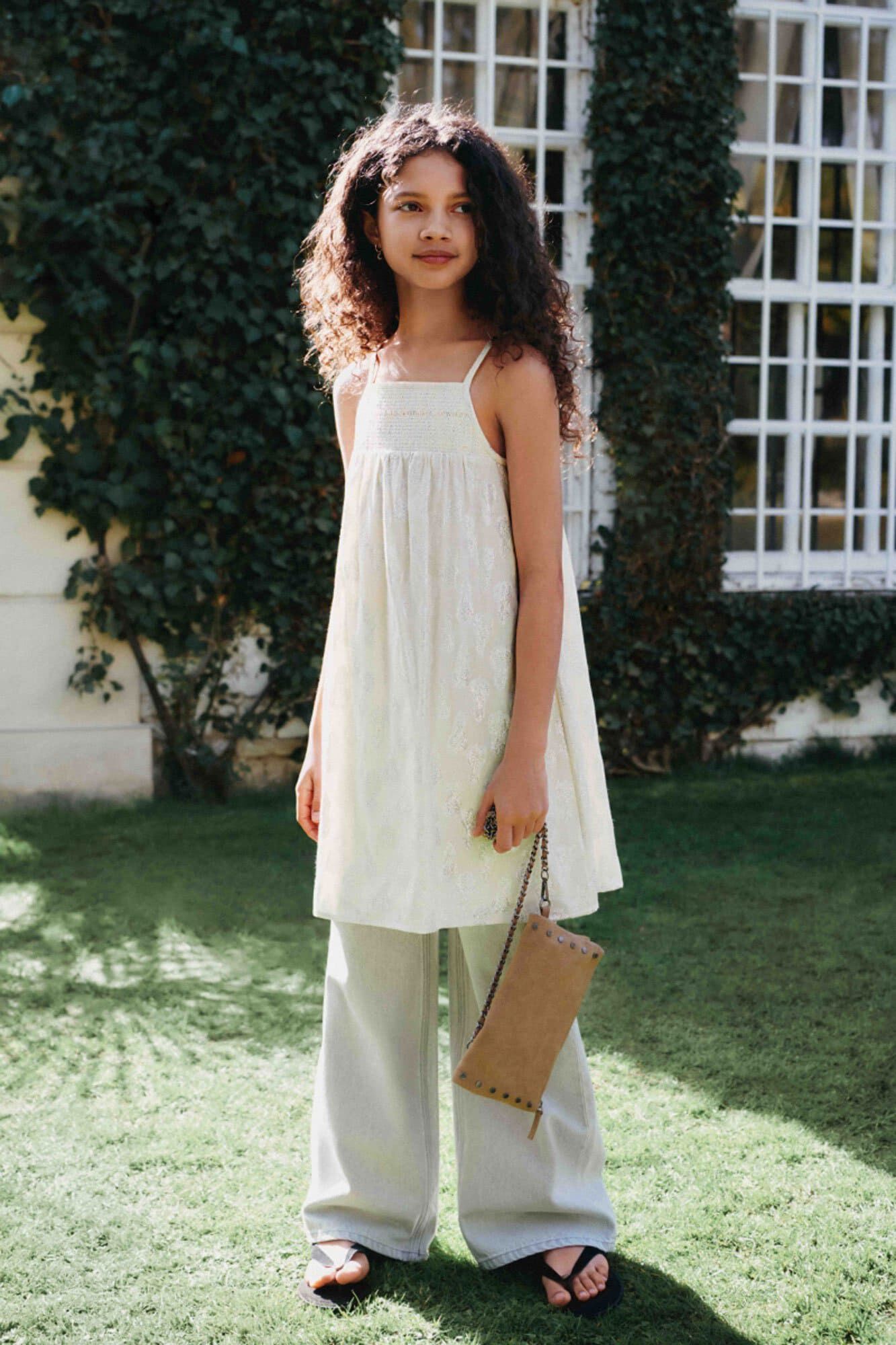 Conjunto de jeans, vestido y vestido