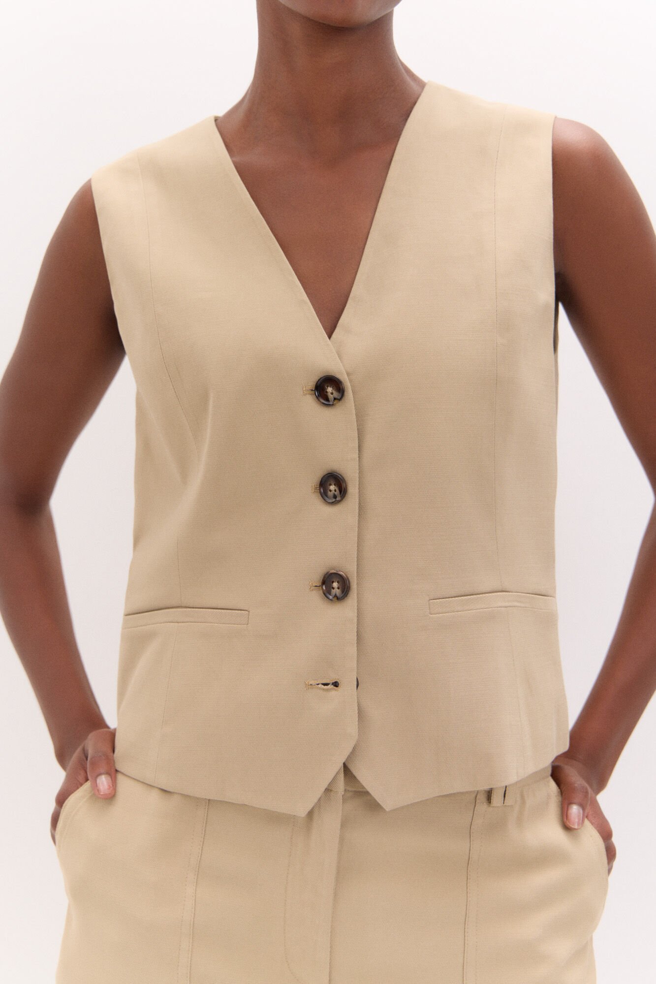 Chaleco corto Chalecos para mujer Springfield-MX