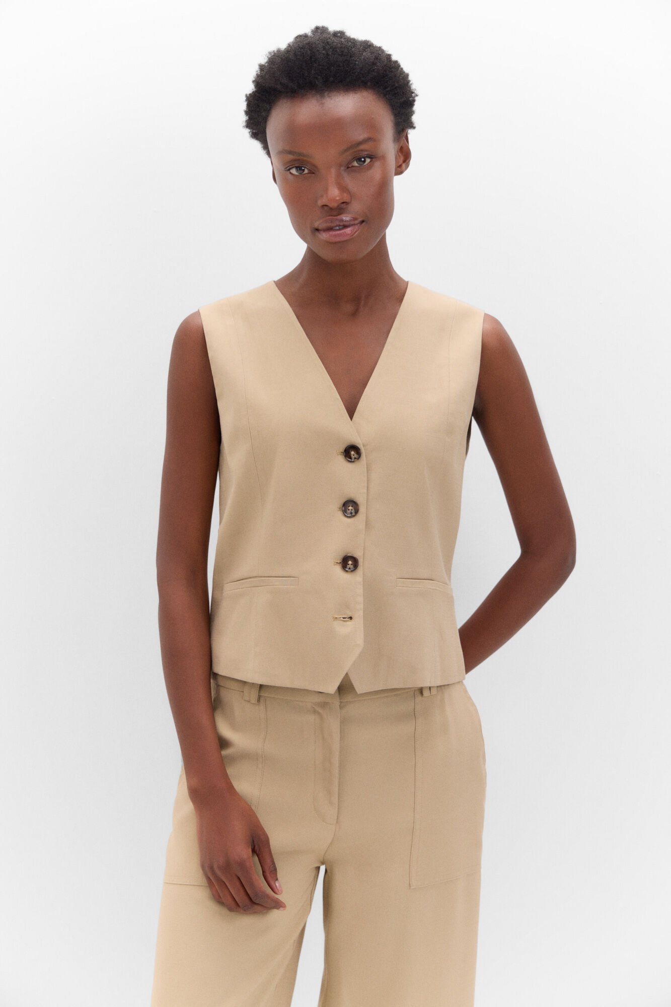 Chaleco corto Chalecos para mujer Springfield-MX