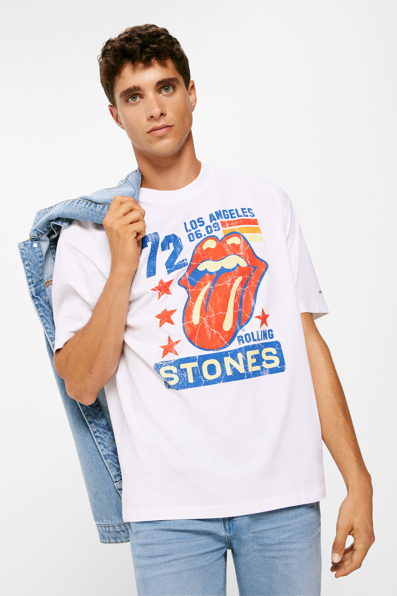 Playera rolling best sale stones hombre