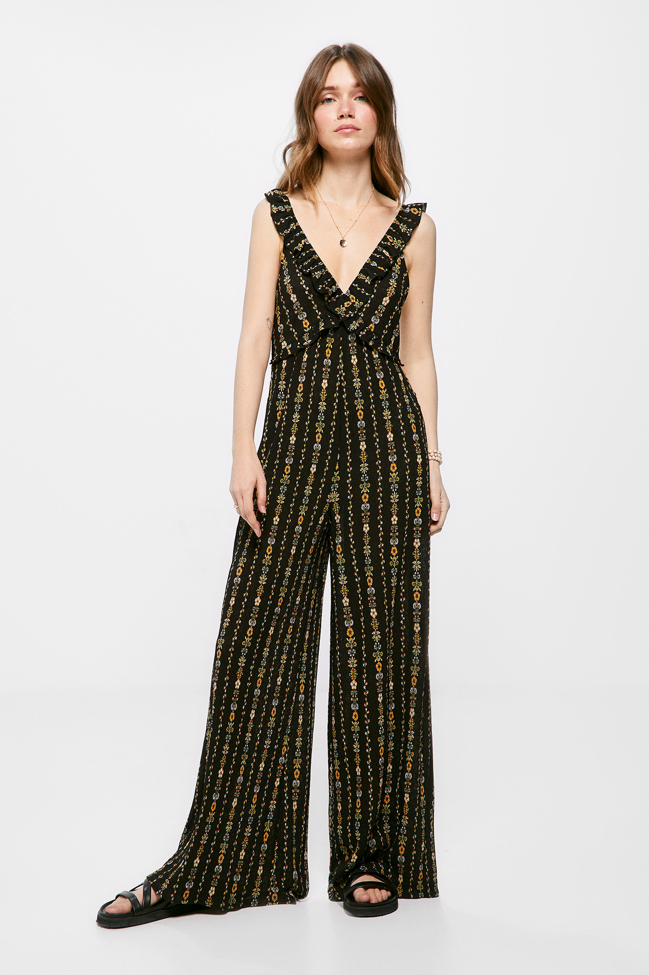 Mono Estampado Springfield Mujer Monos Mono Largo Estampado