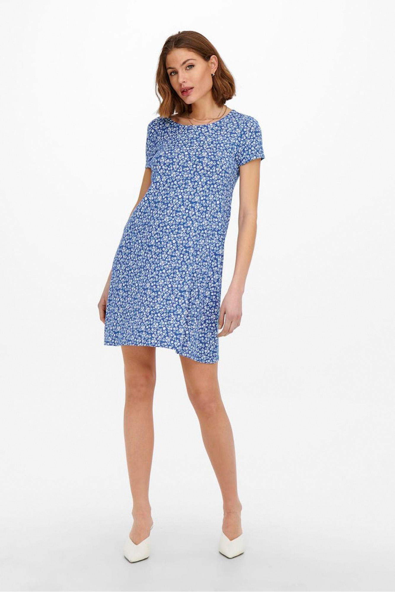 Springfield 7.t.a.Vestido Midi MC Crochet Casual Dress Mujer